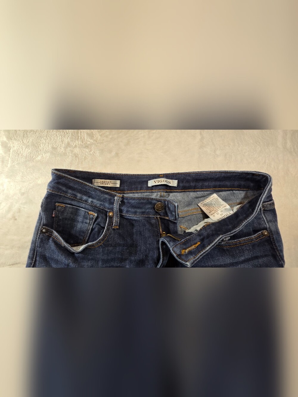 Vigoss Jagger Skinny Women's Dark Blue Jeans